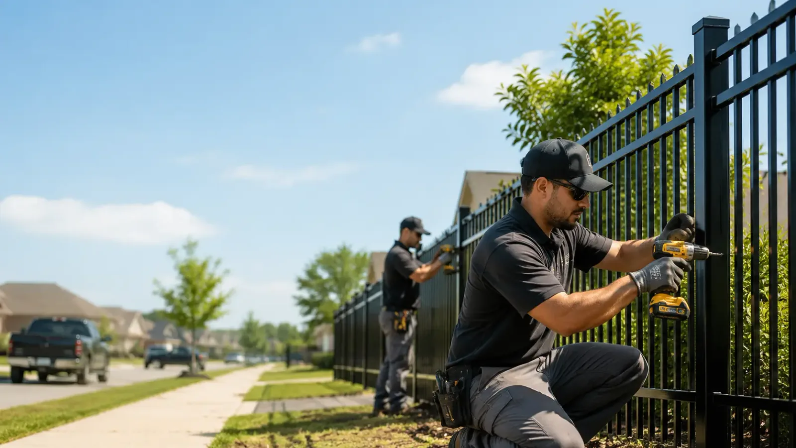Metal Fence Installation in Winnsboro, TX